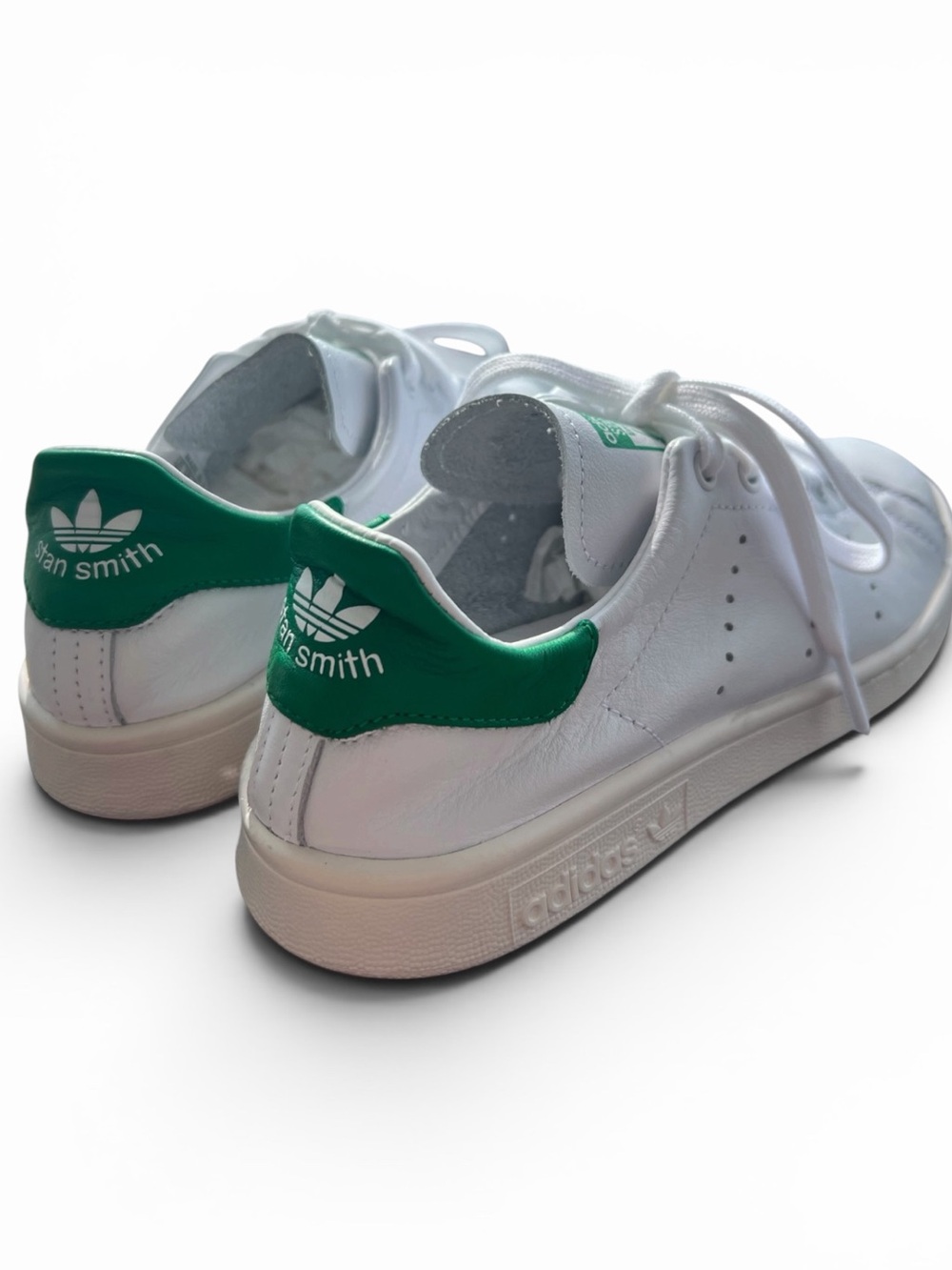 Adidas Stan Smith Decon Cloud Green calf leather fits like 7! Not 5